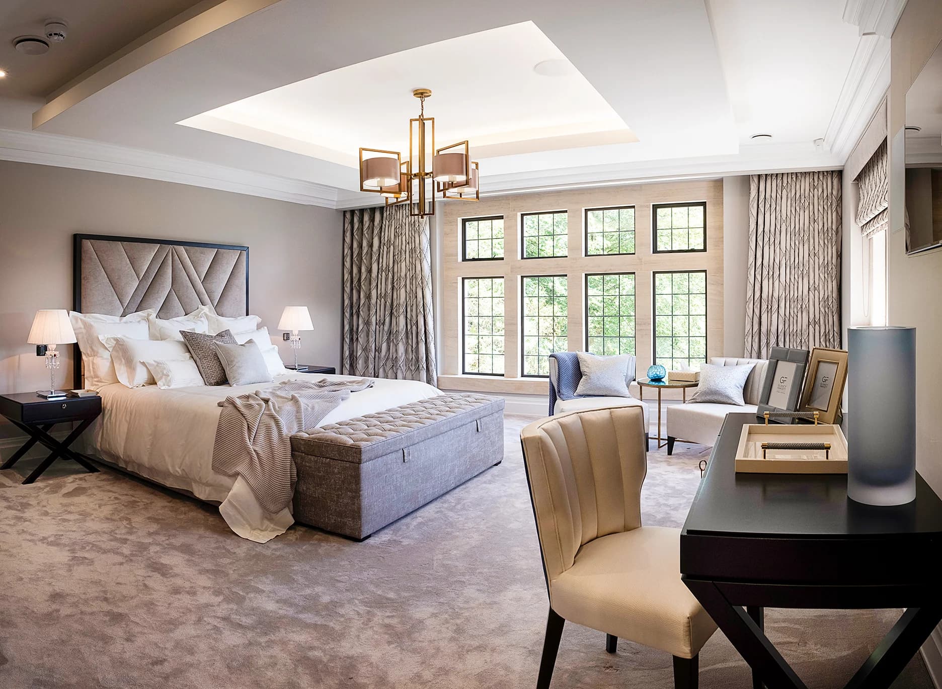 Luxurious living room interior
